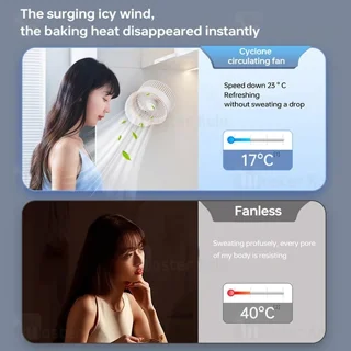پنکه رومیزی شارژی بیوا Biva FA-04 Desktop Circulation Fan - تصویر 5