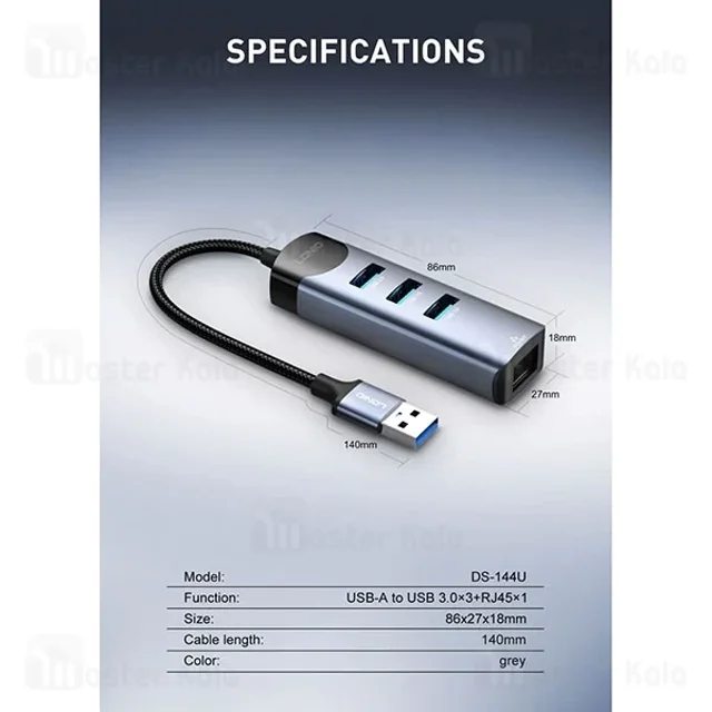 هاب 4 پورت الدینیو LDNIO DS-144u - تصویر 7