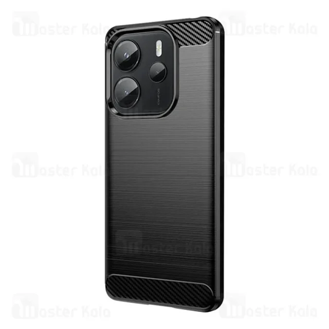 قاب فیبر کربنی شیائومی Xiaomi Redmi Note 14 5G / Poco M7 Pro 5G Rugged Armor Fiber Carbon - تصویر 2