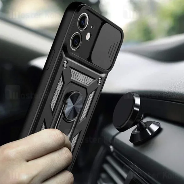 گارد محافظ ضد ضربه انگشتی آیفون Apple iPhone 11 SHUNIJA Armor Case دارای محافظ دوربین - تصویر 3