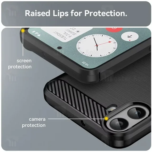 قاب فیبر کربنی ناتینگ Nothing CMF Phone 1 Rugged Armor Fiber Carbon - تصویر 7