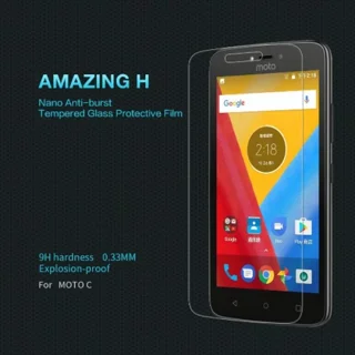 محافظ صفحه نمایش شیشه ای نیلکین موتورولا Nillkin H Glass Motorolla Moto C - تصویر 2