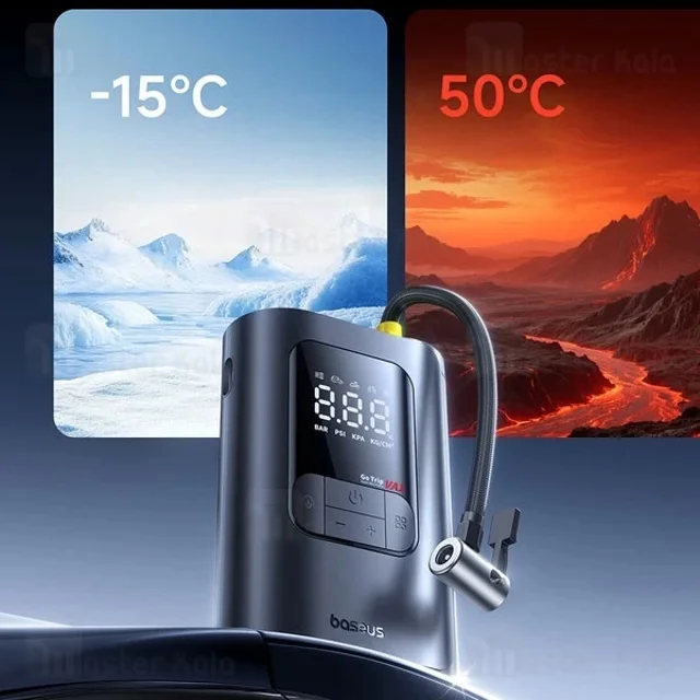 کمپرسور باد شارژی بیسوس Baseus C0119500 GoTrip VA1 توان 82 وات - تصویر 7