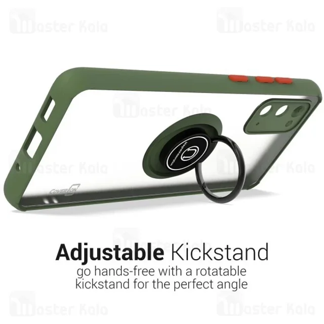 قاب مات هیبریدی انگشتی Samsung Galaxy S20 Matte Hybrid Ring Case - تصویر 8