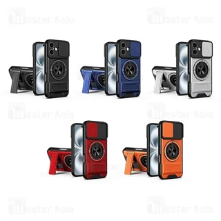 قاب ضد ضربه مگنتی Apple iPhone 16 Magnetic Multifunctional Case دارای محافظ دوربین - تصویر 2