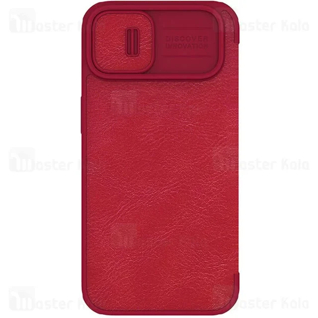 کیف چرمی نیلکین آیفون Apple iPhone 14 Plus Nillkin Qin Pro Leather Case دارای محافظ دوربین - تصویر 7