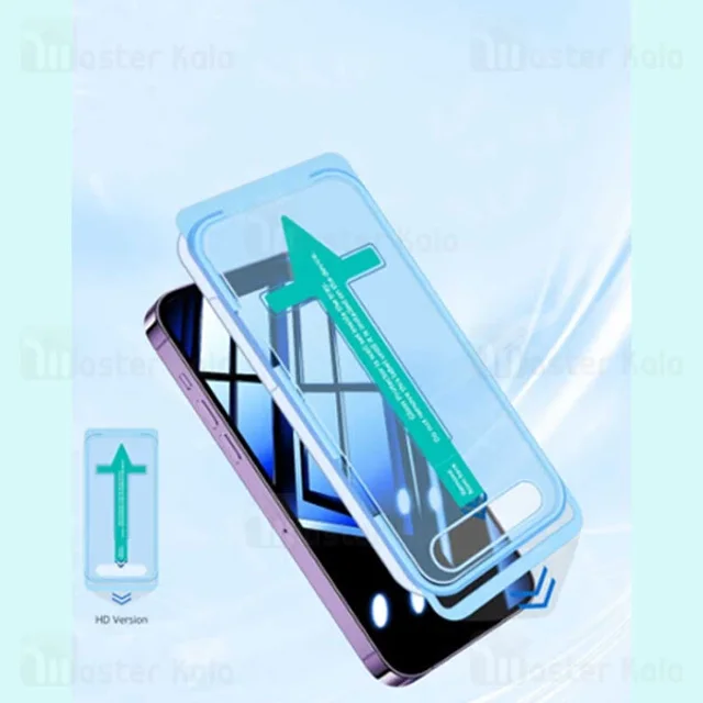 گلس تمام صفحه تمام چسب کوتتسی Apple iPhone 15 Pro Max Coteetci 35023 HD Protective Film - تصویر 3