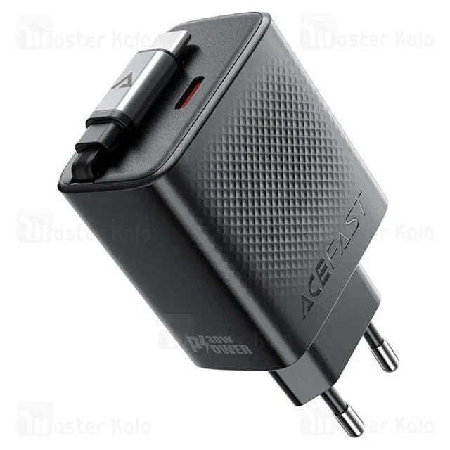 شارژر دیواری ایس فست ACEFAST A110 PD30W Fast Charger توان 30 وات همراه با کابل جمع شونده - تصویر 2