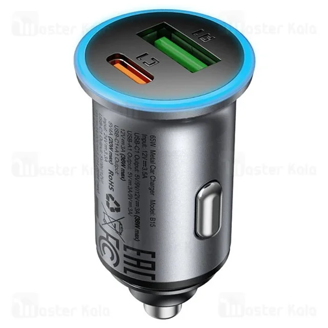 شارژر فندکی ایس فست ACEFAST B15 توان 65 وات - تصویر 2