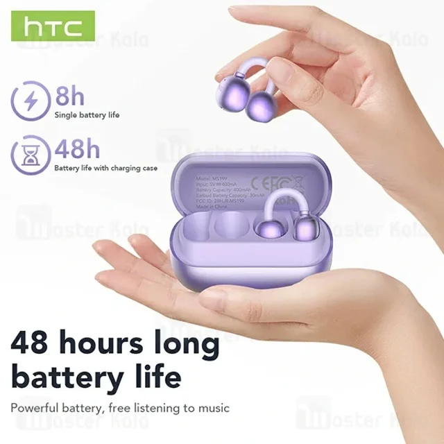 هندزفری بلوتوث اچ تی سی HTC NE54 با صفحه نمایش لمسی - تصویر 4