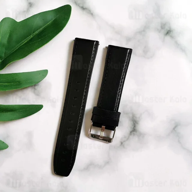 بند چرمی ساعت هوشمند شیائومی Xiaomi Haylou LS05 / RT LS05S Leather Strap - تصویر 8