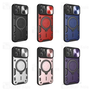قاب ضد ضربه مگنتی Apple iPhone 12 Pro Max Magnetic Support Case دارای محافظ دوربین - تصویر 2