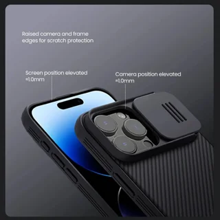 قاب نیلکینن مشکی مدل CamShield آیفون 16 پرو و آیفون 16 پرومکس - تصویر 6