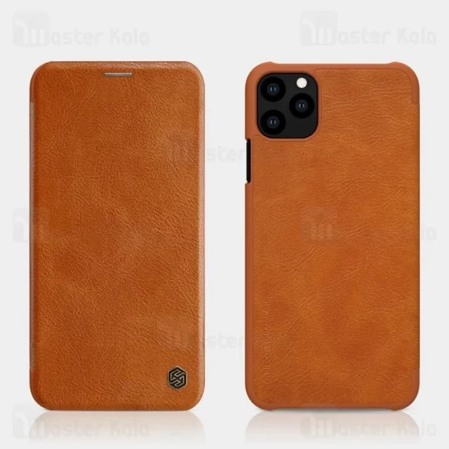 کیف چرمی نیلکین اپل آیفون Apple iPhone 11 Pro Nillkin Qin Leather Case - تصویر 4
