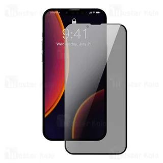 پک 2تایی گلس حریم شخصی تمام صفحه آیفون Apple iPhone 13 Mini Baseus Anti-Spy Glass Film - تصویر 8