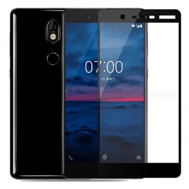 محافظ صفحه نمایش شیشه ای تمام صفحه و خمیده مارک رمو تمام چسب مناسب Nokia 7 - تصویر 4