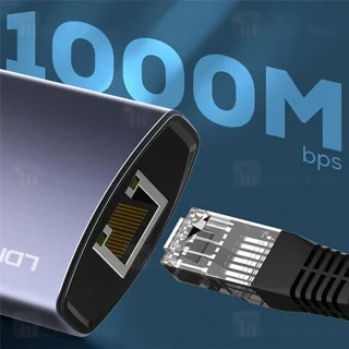 هاب 6 پورت تایپ سی الدینیو LDNIO DS-16U توان 100 وات - تصویر 6