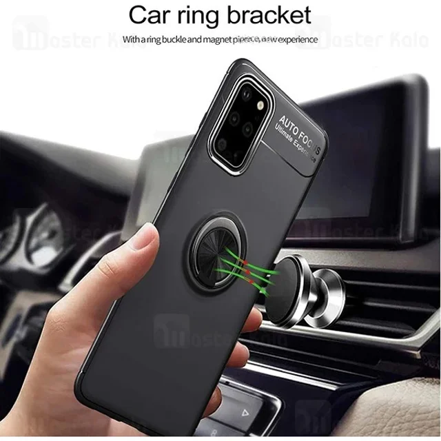 قاب ژله ای طرح چرم انگشتی سامسونگ Samsung Galaxy S20 AutoFocus Magnetic Ring - تصویر 8