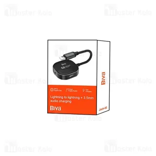 کابل تبدیل لایتنینگ اتصال همزمان هندزفری و شارژر Biva Jack-02L - تصویر 3