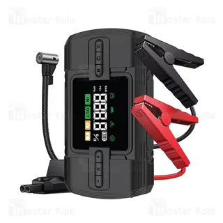 پاوربانک 12000 و کمپرسور باد و جامپ استارتر خودرو گرین لاین Green Lion 12V Jump Starter - تصویر 2