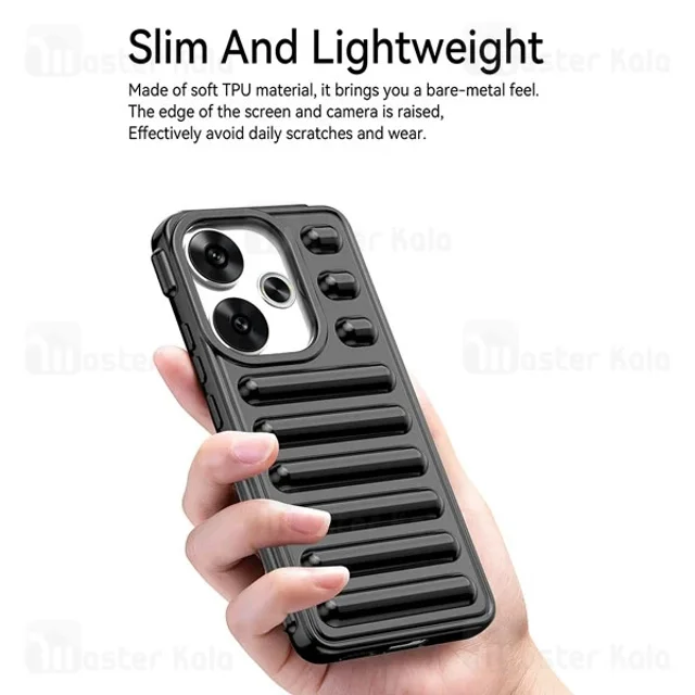 قاب پافر ضد ضربه شیائومی Xiaomi Poco F6 TPU Capsule Shockproof - تصویر 4