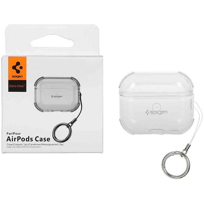 کاور ایرپاد پرو 2 اسپیگن مدل Ultra Hybrid Zero One (MagFit) - شفاف با محافظت ایربگ دار