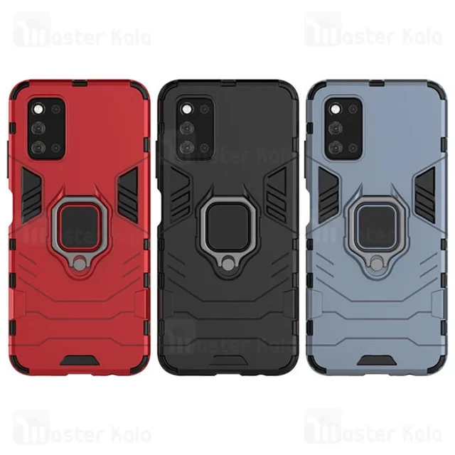 گارد ضد ضربه انگشتی سامسونگ Samsung Galaxy F52 5G Black Panther Keysion Shockproof Armor - تصویر 2