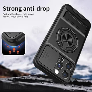 قاب ضد ضربه مگنتی Apple iPhone 16 Pro Magnetic Multifunctional Case دارای محافظ دوربین - تصویر 7