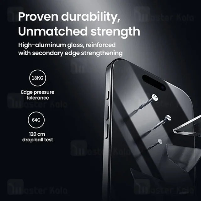 گلس تمام صفحه تمام چسب آیفون Apple iPhone 17 Pro Nillkin CP+ Pro - تصویر 6