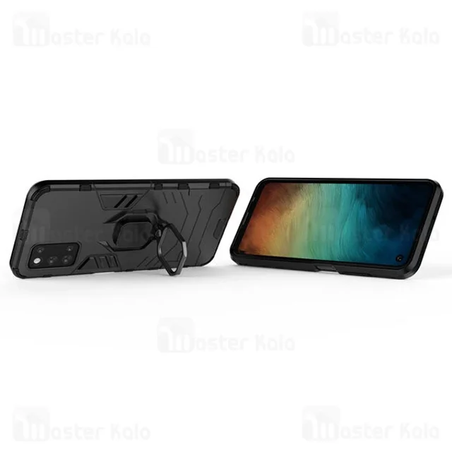 گارد ضد ضربه انگشتی سامسونگ Samsung Galaxy F52 5G Black Panther Keysion Shockproof Armor - تصویر 4
