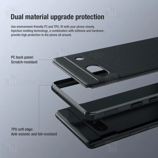 قاب محافظ نیلکین گوگل Google Pixel 7A Nillkin Frosted Shield Pro - تصویر 4