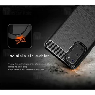 قاب محافظ ژله ای سامسونگ Samsung Galaxy S20 Rugged Armor Fiber Carbon - تصویر 6