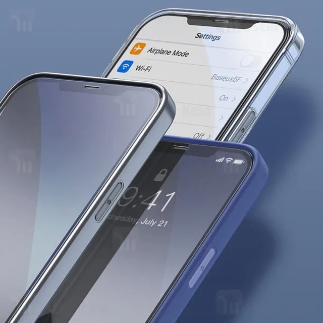 پک 2تایی محافظ صفحه شیشه ای تمام صفحه و ضد اشعه بیسوس Apple iPhone 12 Mini Baseus - تصویر 8