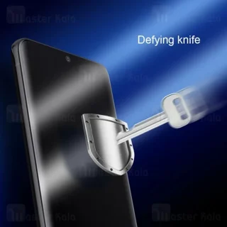 محافظ صفحه شیشه ای دورچسب تمام صفحه نیلکین Samsung Galaxy S20 3D CP+ Max - تصویر 3