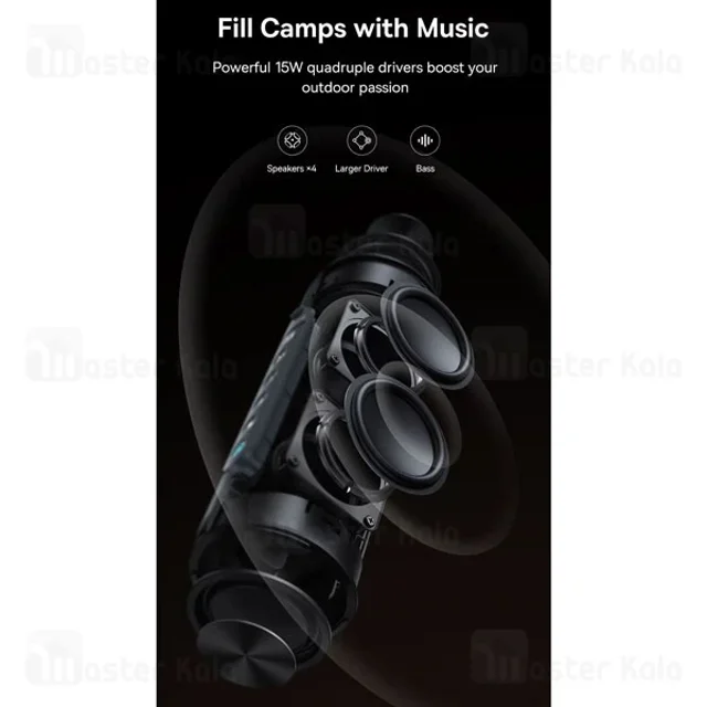 اسپیکر بلوتوث بیسوس Baseus AeQur 30 Air Portable A20072600826-00 توان 15 وات - تصویر 5