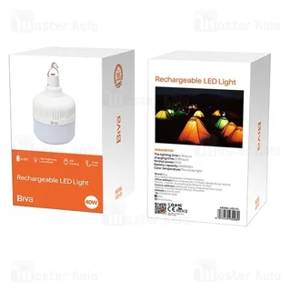 لامپ آویزدار شارژی بیوا Biva LED-01 40W Rechargable LED Light - تصویر 7