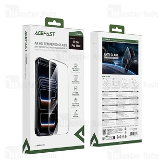 گلس مشکی آیفون 16 پرو مکس ایس‌فست PA4 AR HD