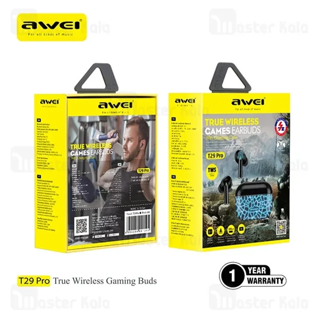 هندزفری بلوتوثی اوی Awei T29 Pro با مکالمه ۹ ساعته