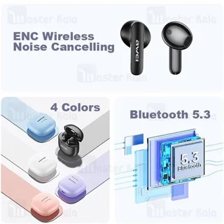 هندزفری بلوتوثی اوی T68 ENC با شارژدهی 6 ساعت