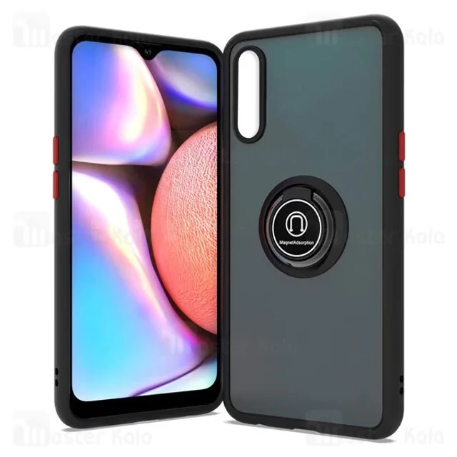 قاب مات هیبریدی انگشتی Samsung Galaxy A01 / A015 Matte Hybrid Ring Case - تصویر 5