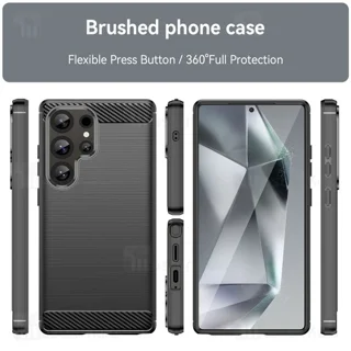 قاب فیبر کربنی سامسونگ Samsung Galaxy S25 Ultra Rugged Armor Fiber Carbon - تصویر 3