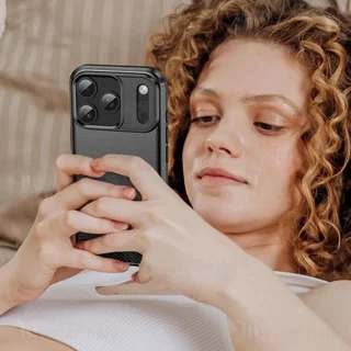 قاب فیبر کربنی آیفون Apple iPhone 17 Pro Rugged Armor Fiber Carbon - تصویر 8