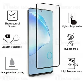 گلس تمام صفحه تمام چسب خمیده Samsung Galaxy S20 Full Screen Glass - تصویر 5