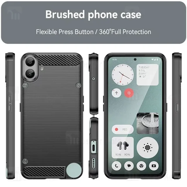 قاب فیبر کربنی ناتینگ Nothing CMF Phone 1 Rugged Armor Fiber Carbon - تصویر 3