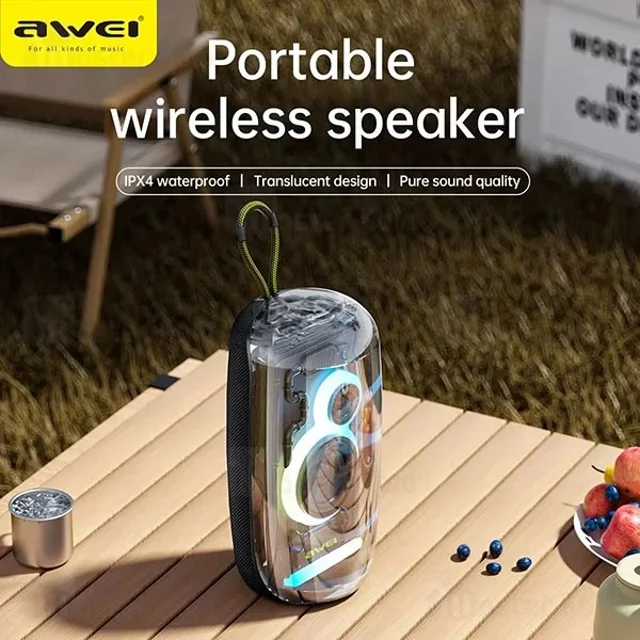 اسپیکر بلوتوث اوی Awei KA32 توان 20 وات رم خور - تصویر 5