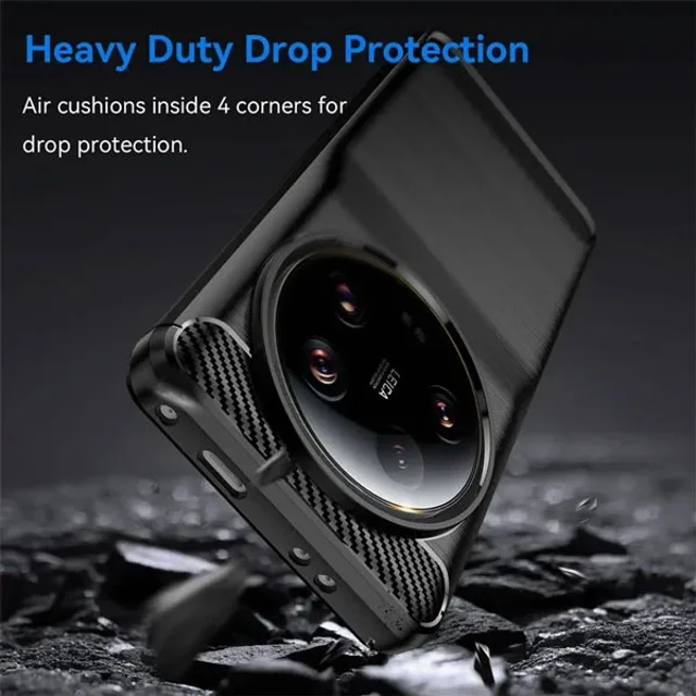 قاب فیبر کربنی شیائومی Xiaomi 13 Ultra Rugged Armor Fiber Carbon - تصویر 7