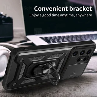گارد محافظ ضد ضربه انگشتی Samsung Galaxy S24 ULTRA SHUNIJA Case دارای محافظ دوربین - تصویر 6