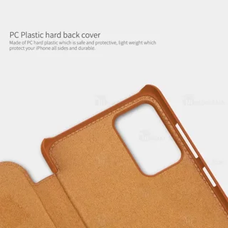کیف چرمی نیلکین سامسونگ Samsung Galaxy A72 / A72 5G Nillkin Qin Leather Case - تصویر 8