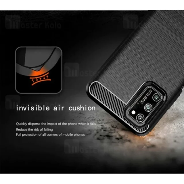 قاب محافظ ژله ای هواوی Huawei Honor V30 / V30 Pro Rugged Armor Fiber Carbon - تصویر 6