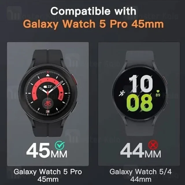 محافظ صفحه ساعت هوشمند سامسونگ Samsung Galaxy Watch 5 Pro PMMA TPU Screen Protector - تصویر 7